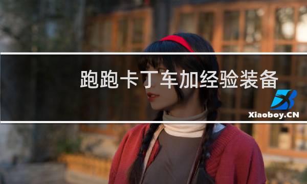 跑跑卡丁车加经验装备