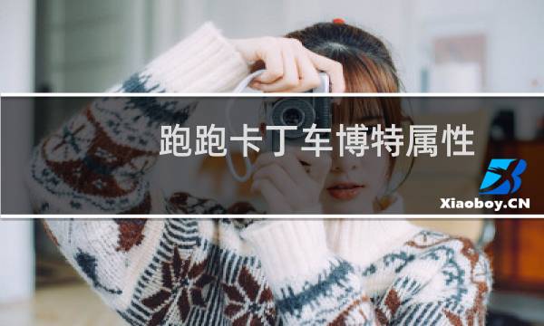 跑跑卡丁车博特属性