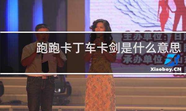 跑跑卡丁车卡剑是什么意思
