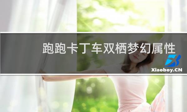 跑跑卡丁车双栖梦幻属性