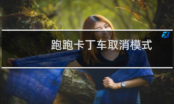 跑跑卡丁车取消模式