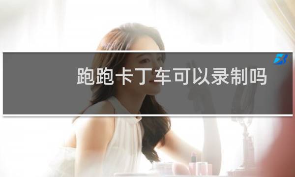 跑跑卡丁车可以录制吗