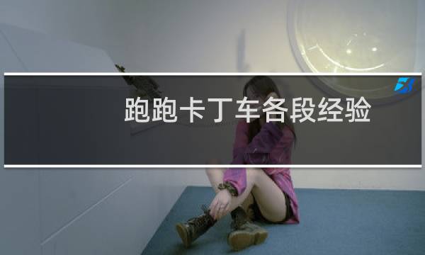跑跑卡丁车各段经验