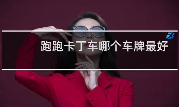 跑跑卡丁车哪个车牌最好