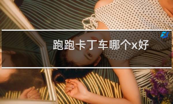 跑跑卡丁车哪个x好