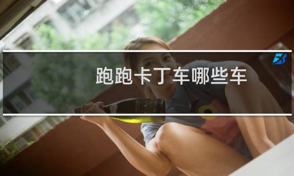 跑跑卡丁车哪些车