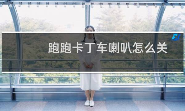 跑跑卡丁车喇叭怎么关