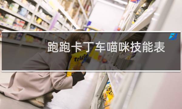 跑跑卡丁车喵咪技能表