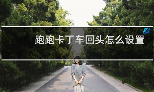 跑跑卡丁车回头怎么设置