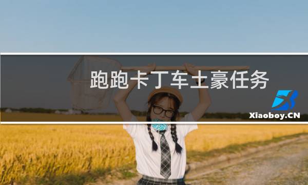 跑跑卡丁车土豪任务