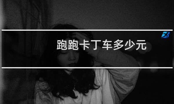 跑跑卡丁车多少元