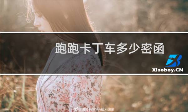 跑跑卡丁车多少密函