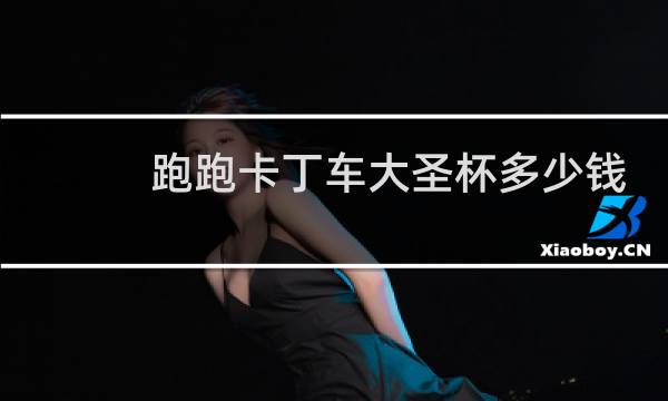跑跑卡丁车大圣杯多少钱