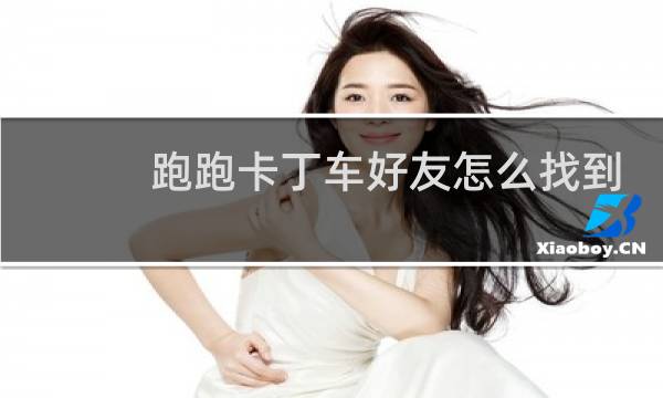 跑跑卡丁车好友怎么找到