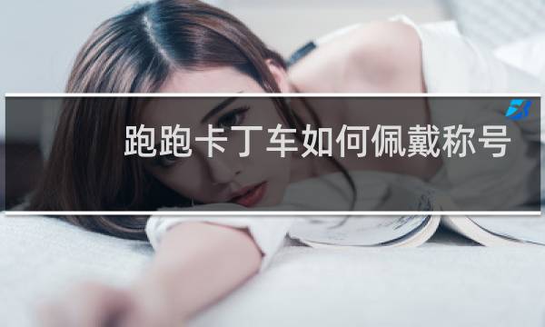 跑跑卡丁车如何佩戴称号