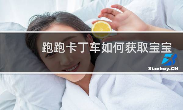 跑跑卡丁车如何获取宝宝