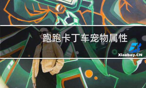 跑跑卡丁车宠物属性