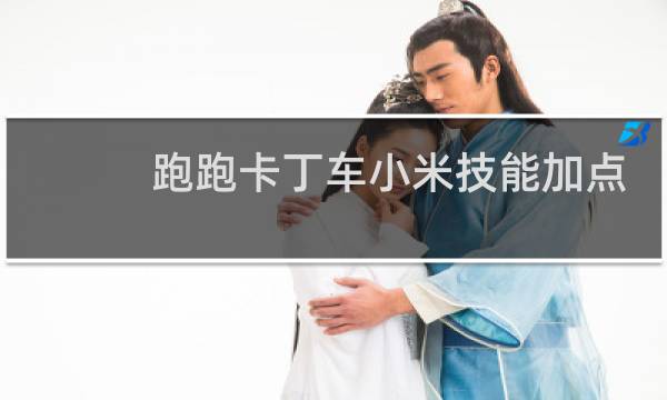 跑跑卡丁车小米技能加点