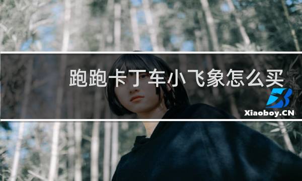 跑跑卡丁车小飞象怎么买