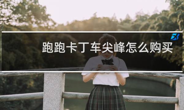 跑跑卡丁车尖峰怎么购买