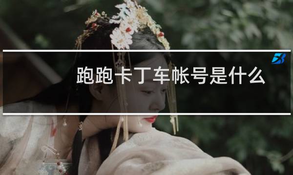 跑跑卡丁车帐号是什么