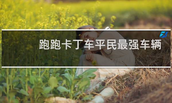 跑跑卡丁车平民最强车辆
