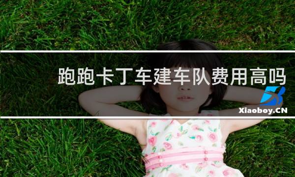 跑跑卡丁车建车队费用高吗