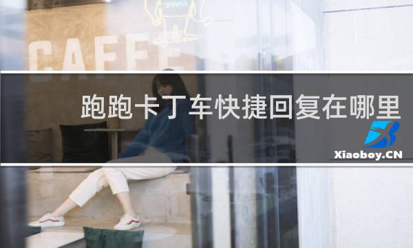 跑跑卡丁车快捷回复在哪里