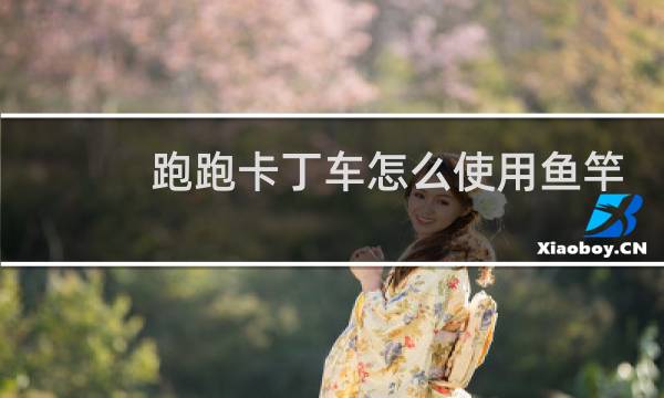 跑跑卡丁车怎么使用鱼竿