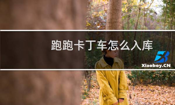 跑跑卡丁车怎么入库