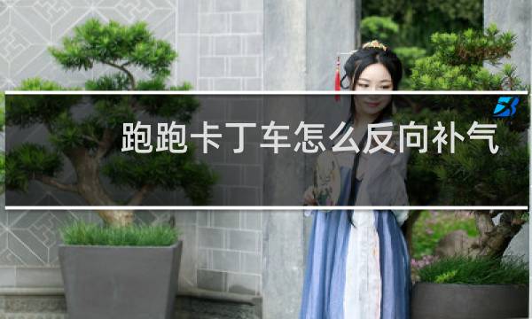 跑跑卡丁车怎么反向补气