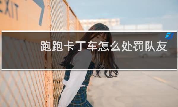 跑跑卡丁车怎么处罚队友