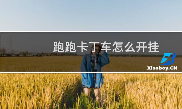 跑跑卡丁车怎么开挂