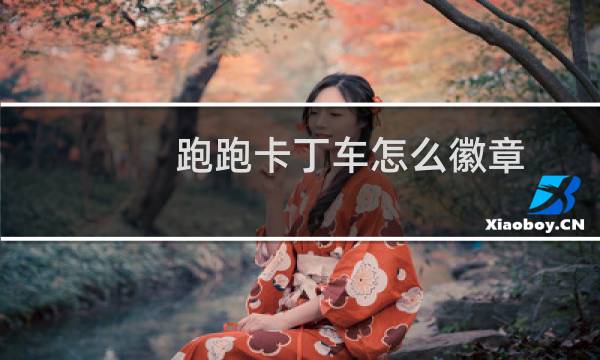 跑跑卡丁车怎么徽章