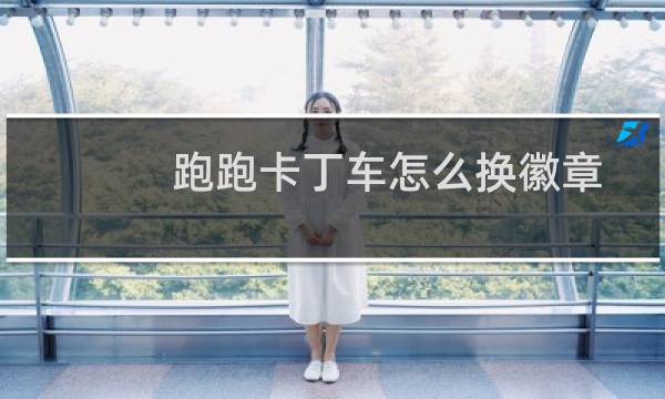 跑跑卡丁车怎么换徽章