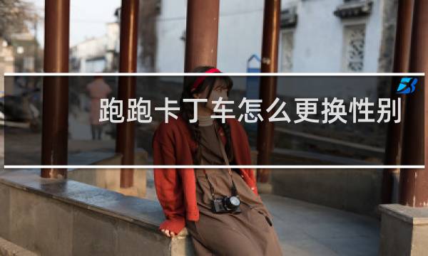 跑跑卡丁车怎么更换性别