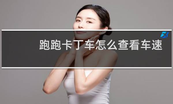 跑跑卡丁车怎么查看车速