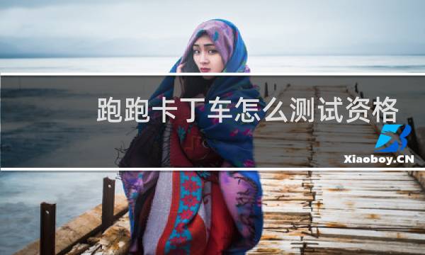 跑跑卡丁车怎么测试资格