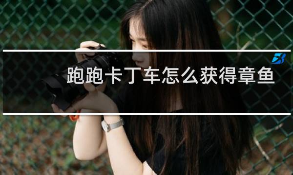跑跑卡丁车怎么获得章鱼
