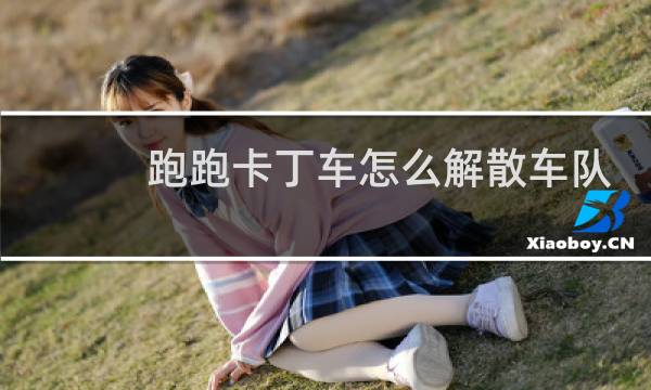 跑跑卡丁车怎么解散车队
