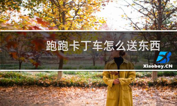 跑跑卡丁车怎么送东西