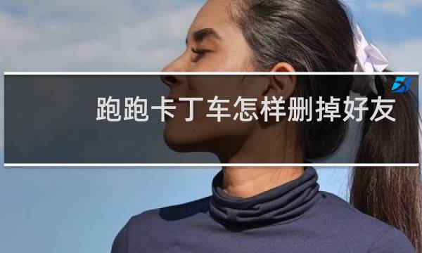 跑跑卡丁车怎样删掉好友