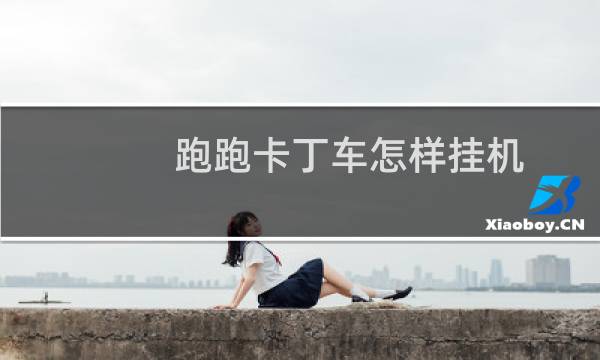 跑跑卡丁车怎样挂机