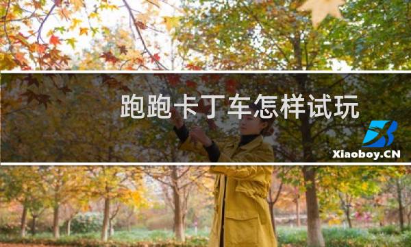 跑跑卡丁车怎样试玩