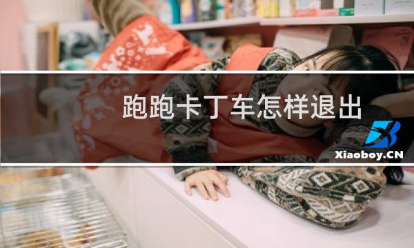 跑跑卡丁车怎样退出
