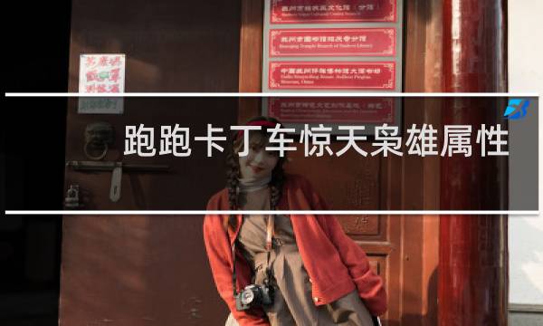跑跑卡丁车惊天枭雄属性