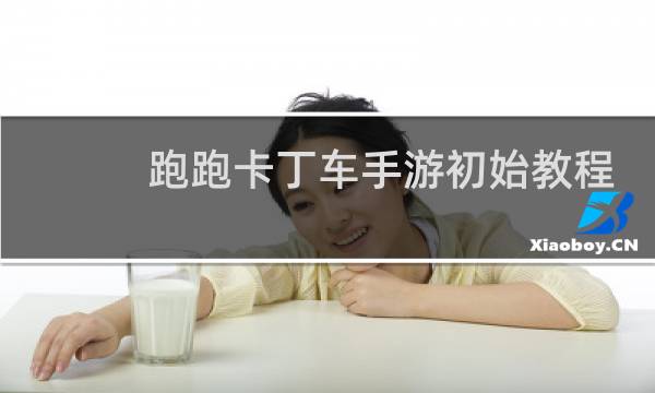 跑跑卡丁车手游初始教程