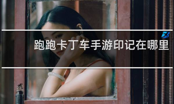 跑跑卡丁车手游印记在哪里