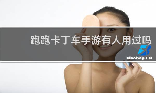 跑跑卡丁车手游有人用过吗