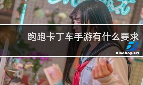 跑跑卡丁车手游有什么要求